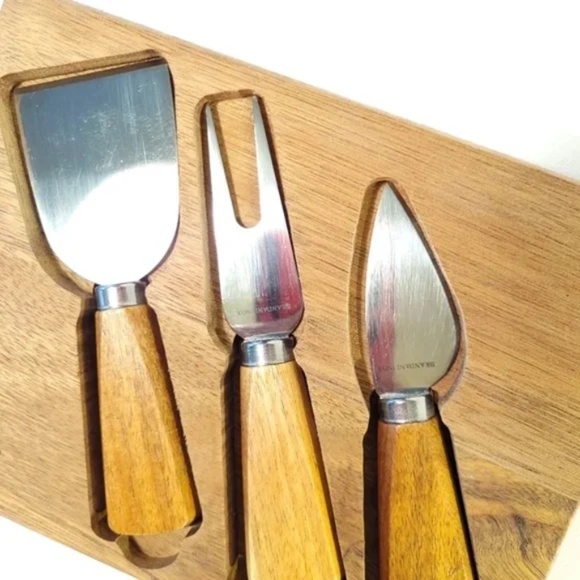 Italian Brandani 4 Pc Cheese Knife Set - Picture 1 of 6